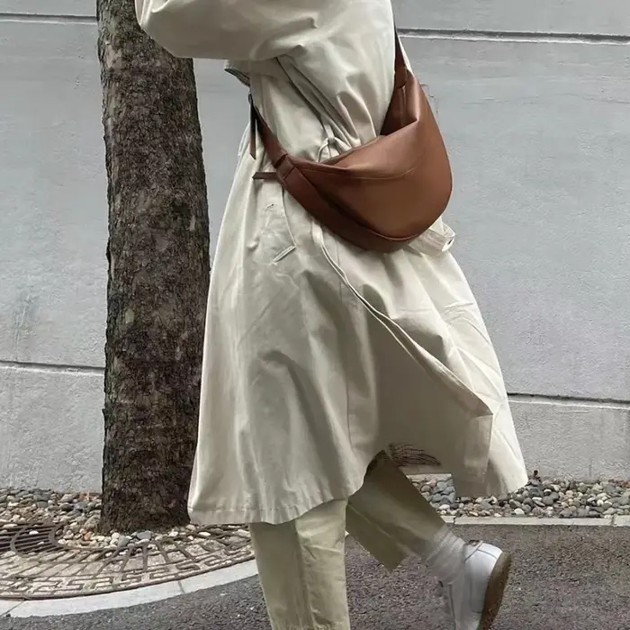 Sac à bandoulière Martin pour femmes, sac de taille de Style INS, sac de boulettes en cuir souple de grande capacité, sac à bandoulière de loisirs, nouvelle collection 2025