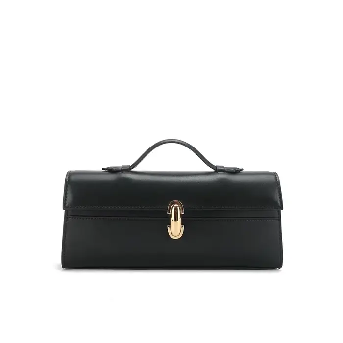 Sac carré rétro minimaliste de niche, sac à main élégant à longue poignée, sac à bandoulière décontr