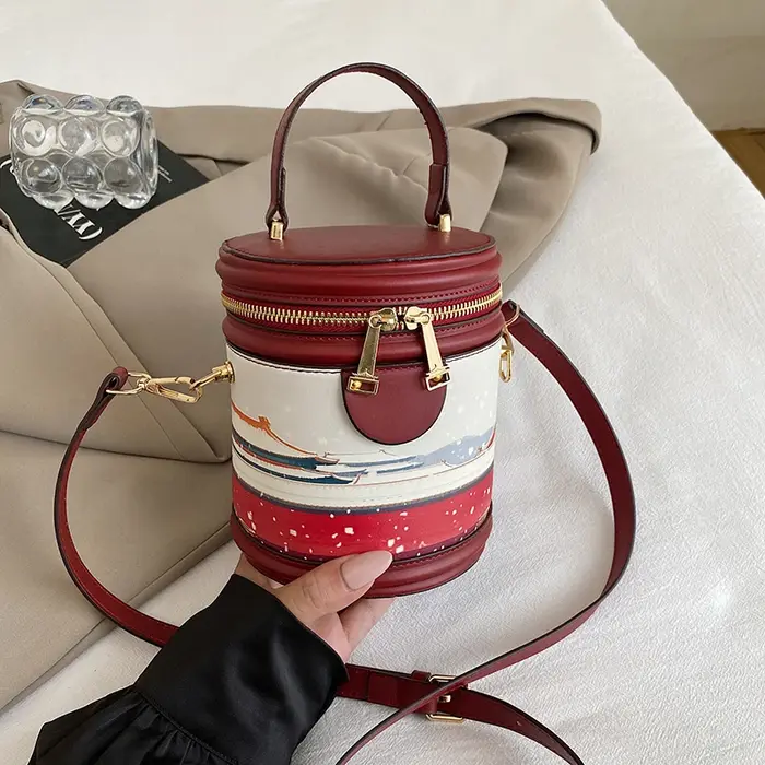 Nouveau sac seau petit fourre-tout dame concepteur Graffiti sac à main marque de luxe sac à bandoulière femme mode Mini