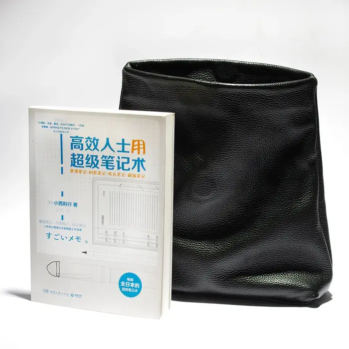 Sac en cuir noir pour femme
