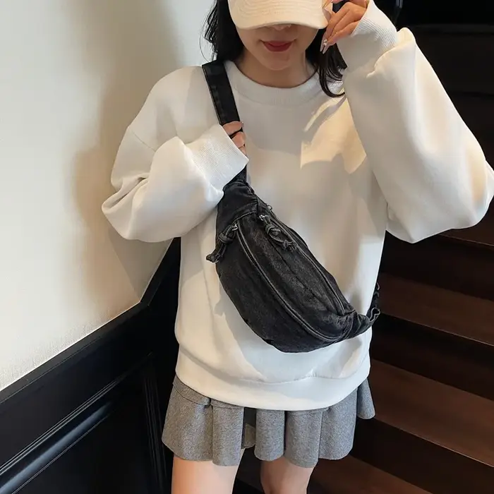 Nouveau sac à bandoulière en Denim pour femmes
