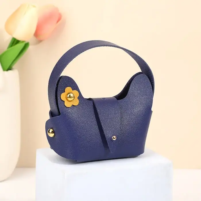 Sac à main en cuir créatif pour femme, porte-monnaie, boîte cadeau, fournitures d'anniversaire, sac 