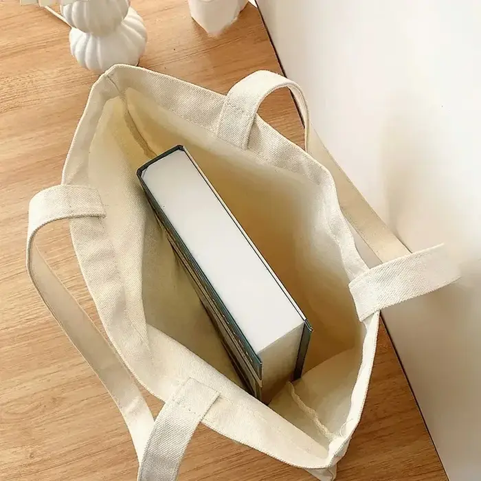 Sac fourre-tout en toile à motif Matcha Latte