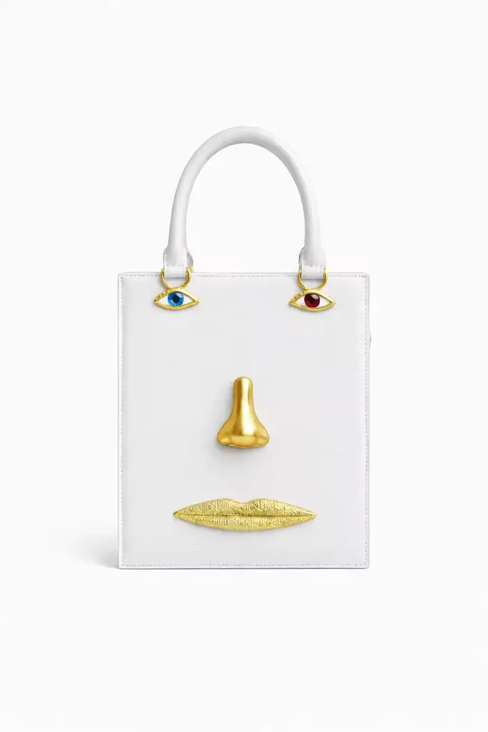 Sac à main tendance pour femme, portrait personnalisé, sac bandoulière rétro