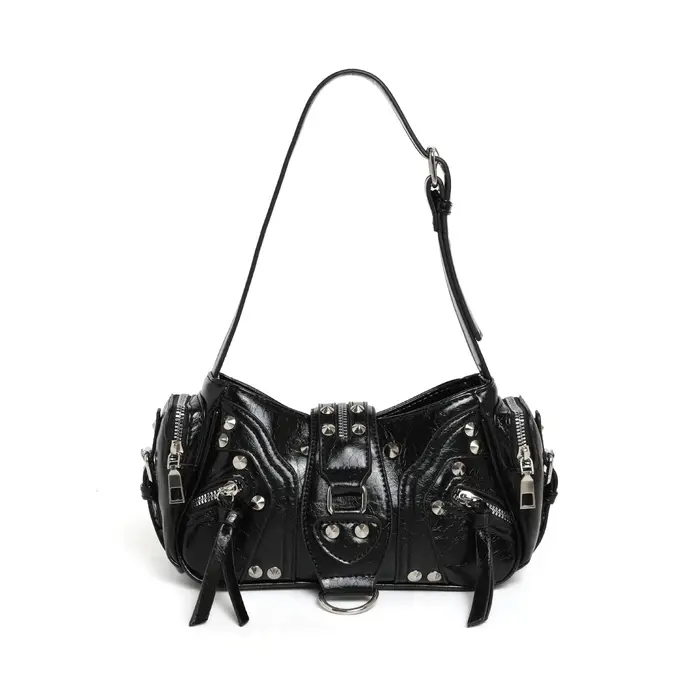 Sac de moto pour femme style baggy Y2K, sac de banane pour femme, sac à bandoulière haut de gamme gr