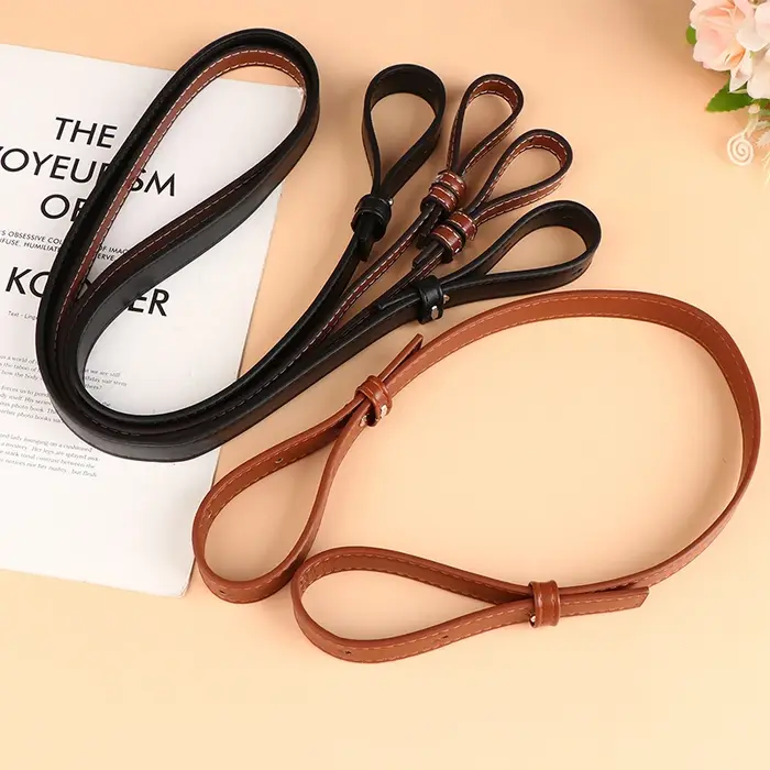 Sangle de sac en cuir PU arc-en-ciel
