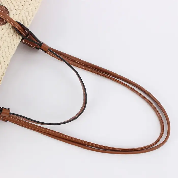 Sac fourre-tout en paille tressée pour femme