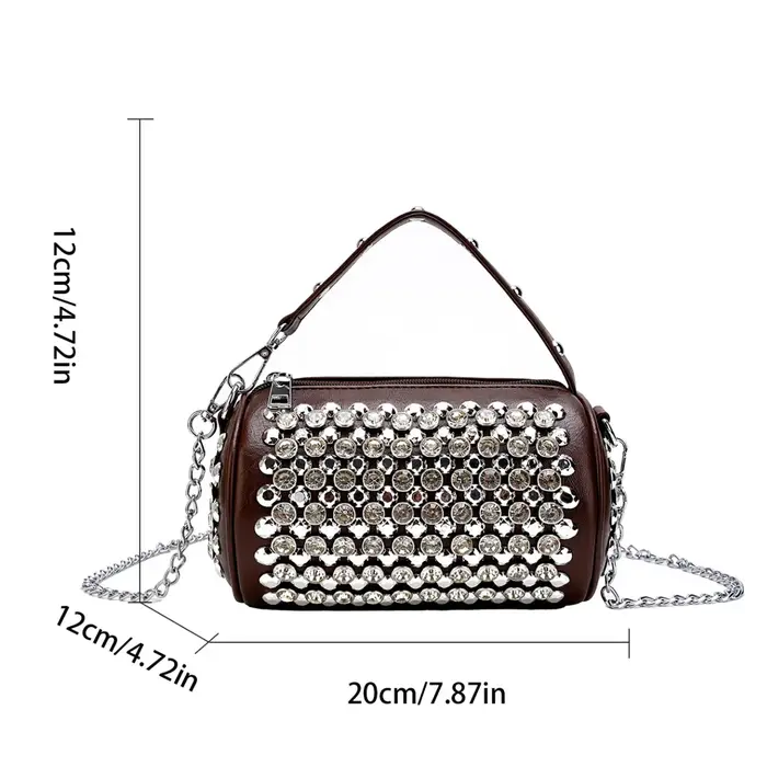 Sac rond noir pour femmes