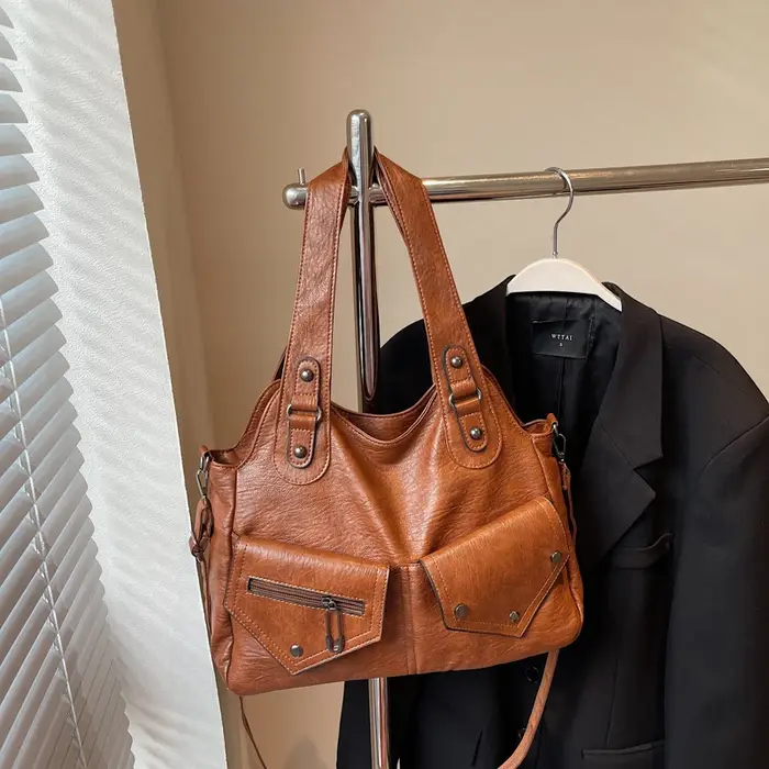Sac à bandoulière de transport pour femmes, fourre-tout de Shopping de grande capacité sous les bras