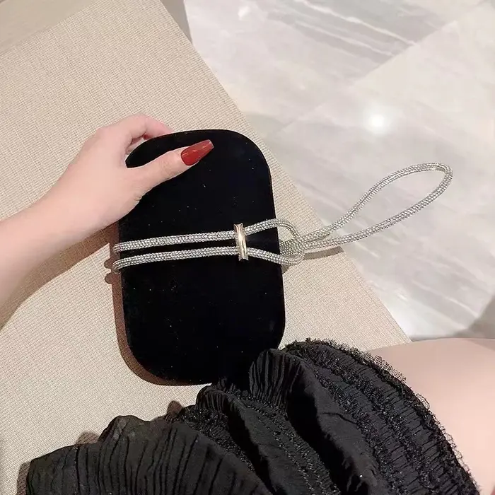 Sac à Main de Luxe en Velours pour Femme
