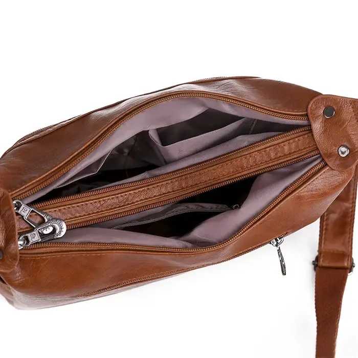 Sac messager en cuir PU pour femme