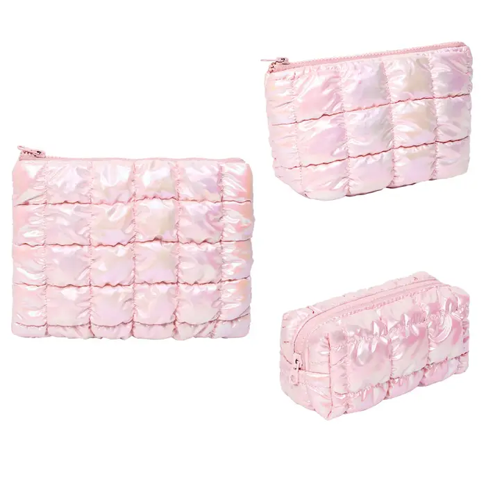 Sac de rangement de maquillage rose pour femmes