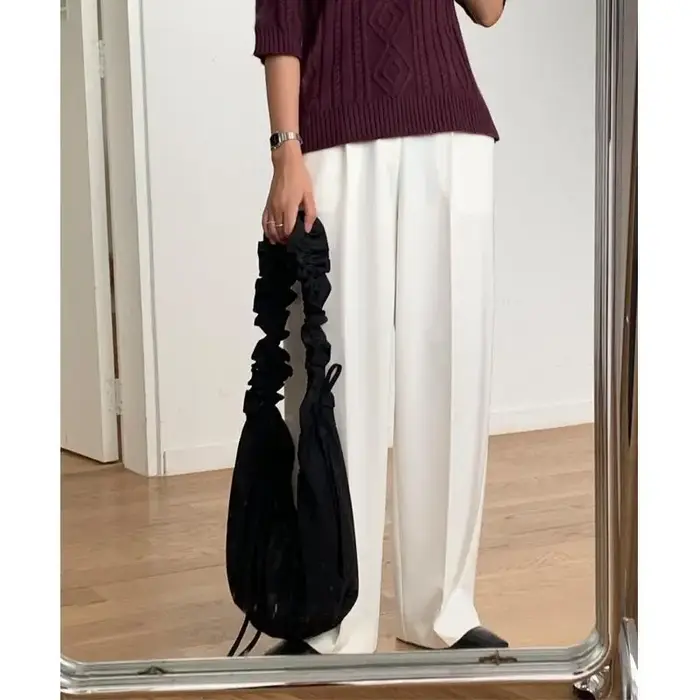 Sac de shopping pliable en dentelle pour femmes