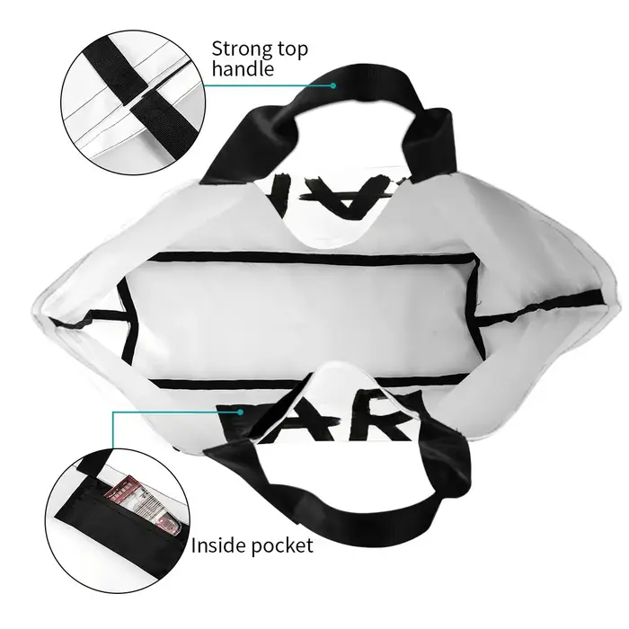 Sac fourre-tout d'épicerie personnalisé Karl Who pour femmes, sac shopper en toile, sacs à main de grande capacité, mode initiée