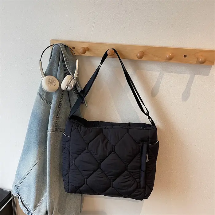 2025 nouveau sac à main d'hiver mode espace coton sacs