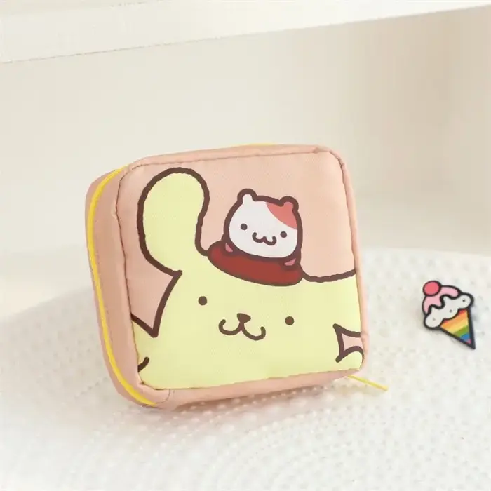 Nouvelle Pochette de Rangement Portable pour Serviettes Hygiéniques Keroppi