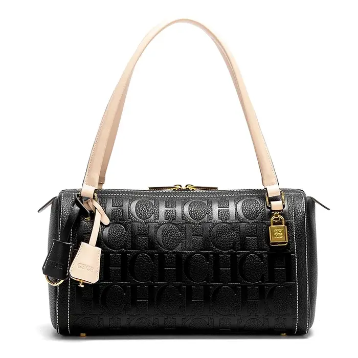 C-H sac Boston femme automne hiver nouvelle Collection lettre Design Texture sacs à bandoulière