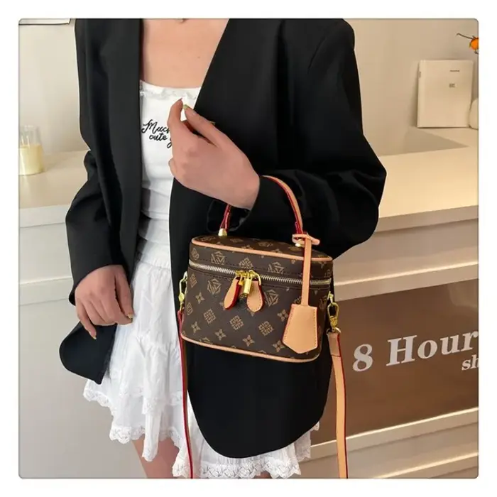 Sac seau tendance pour femme - Mini sac à main élégant haut de gamme, polyvalent, à porter à l'épaul