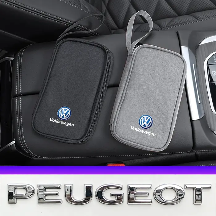 Sac de rangement portable pour câble de voiture
