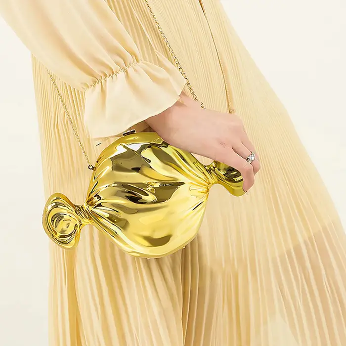 Sac à main tendance en forme de bonbon pour femme