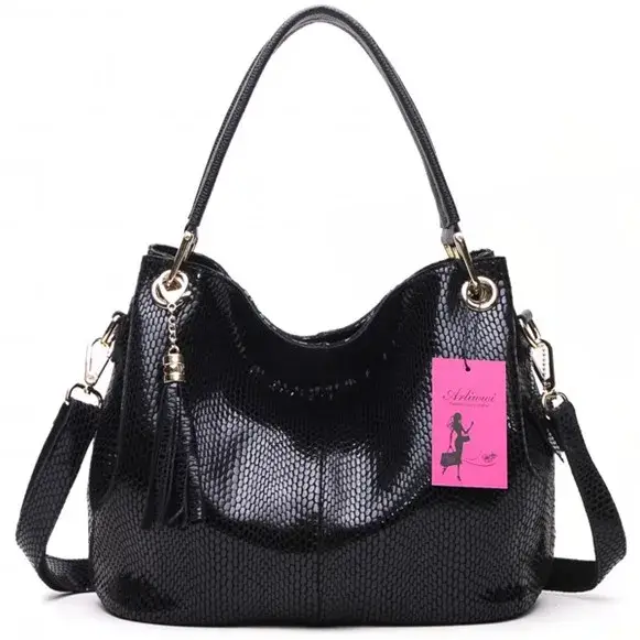 Arliwwi-Sacs à Main en Cuir group pour Femme, Sacoche en Peau de Vache, de Styliste, Dean 24