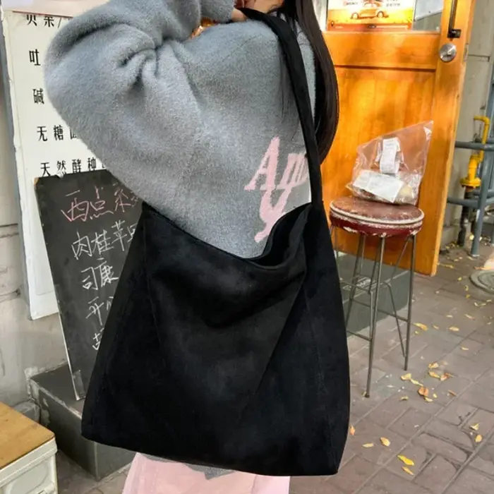 Sac à Main en Tissu Tweed pour Femmes