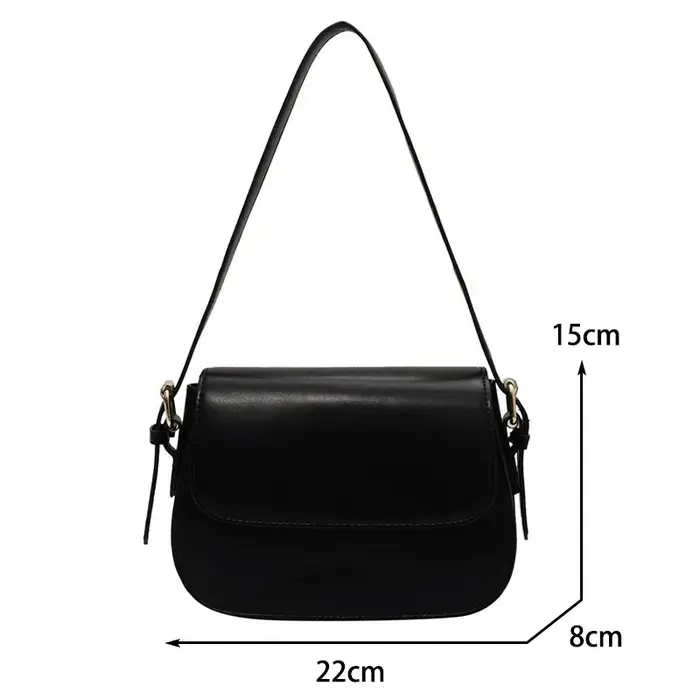 Petit sac de selle rétro à Texture avancée pour femmes