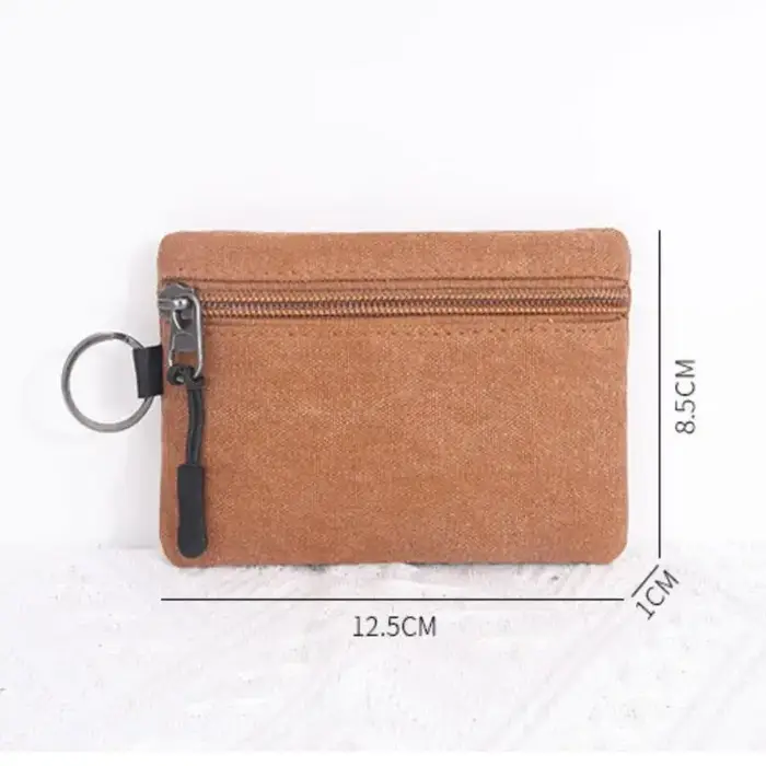 Mini porte-monnaie en toile