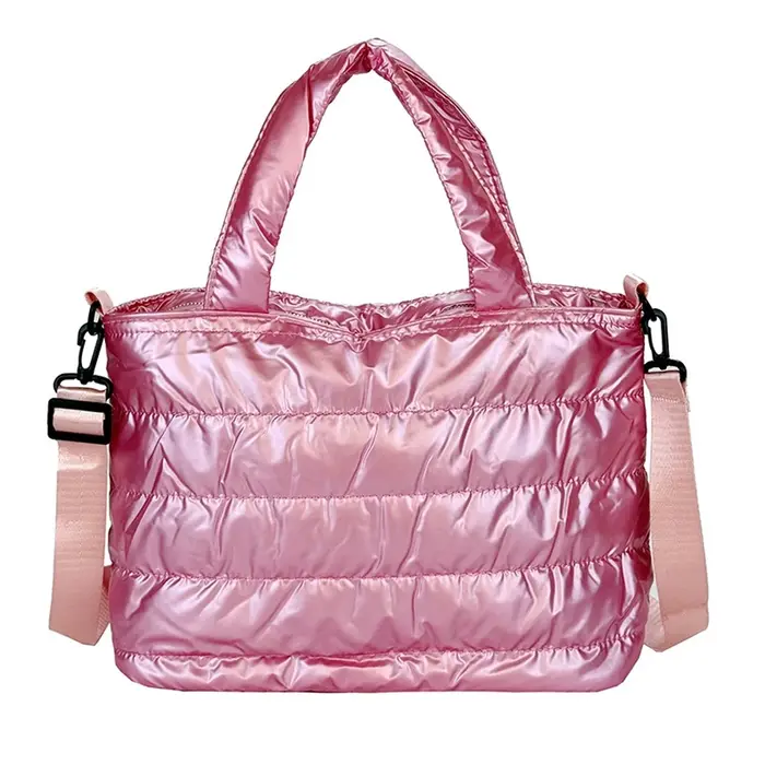 Sac à bandoulière pour femme, tendance et décontracté, sac à bandoulière matelassé minimaliste de couleur unie, sac à main multi-poches en PU avec fermeture éclair, sac à bandoulière pour femme automn