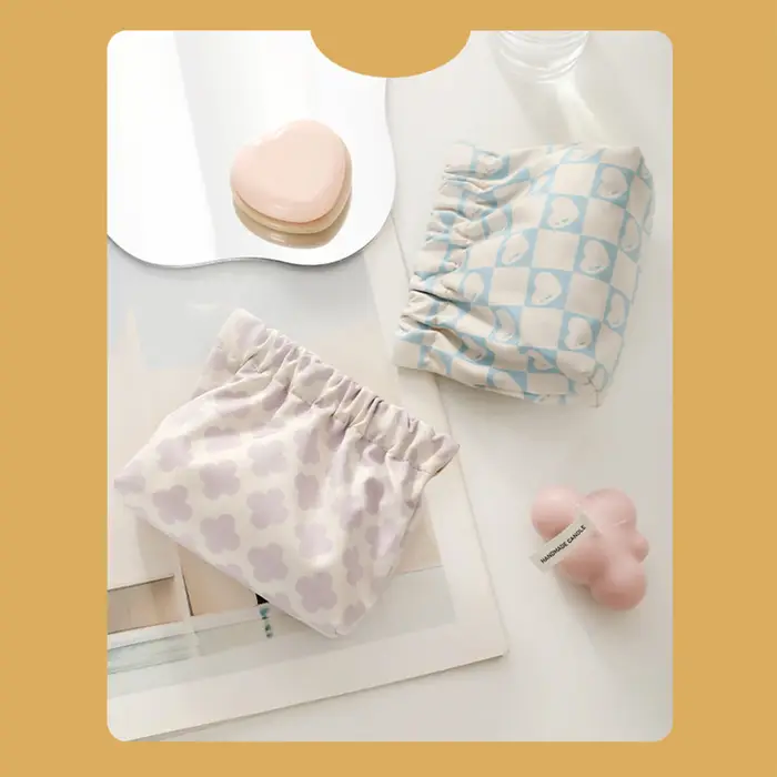 Pochette cosmétique imprimée pour femmes