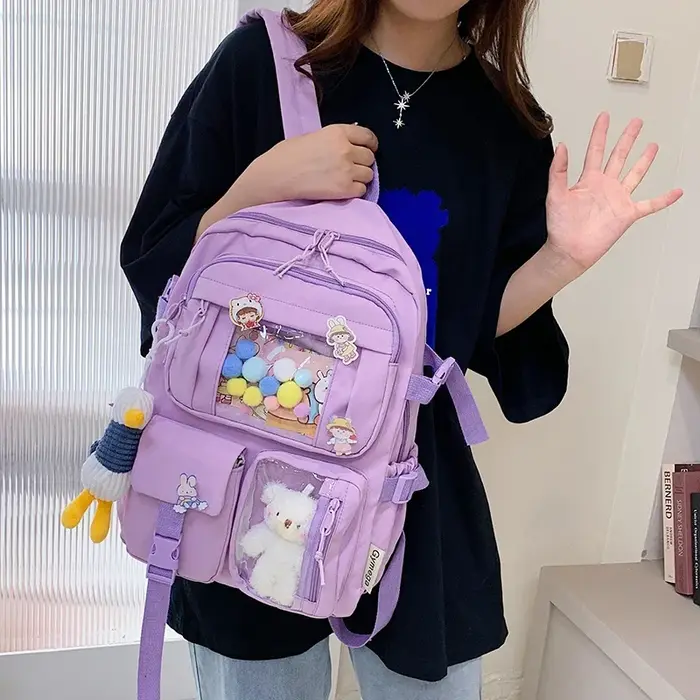 Sac à dos de style japonais pour filles