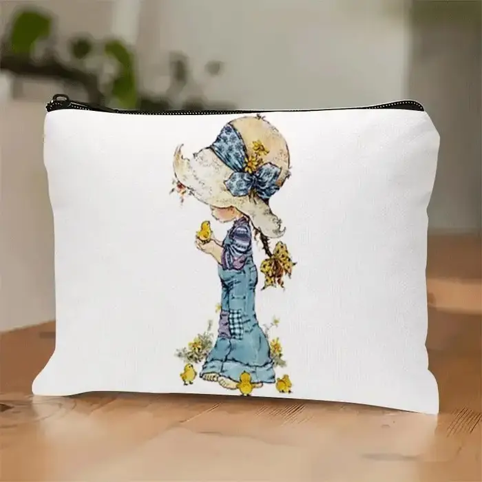 Sac de maquillage Sarah Kay - Jolie pochette multifonctionnelle à fermeture éclair pour femmes, sac 