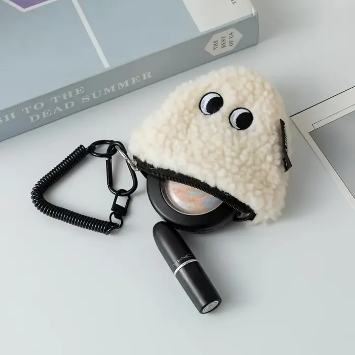 Portefeuille en peluche en rouleau de légumes de riz mignon