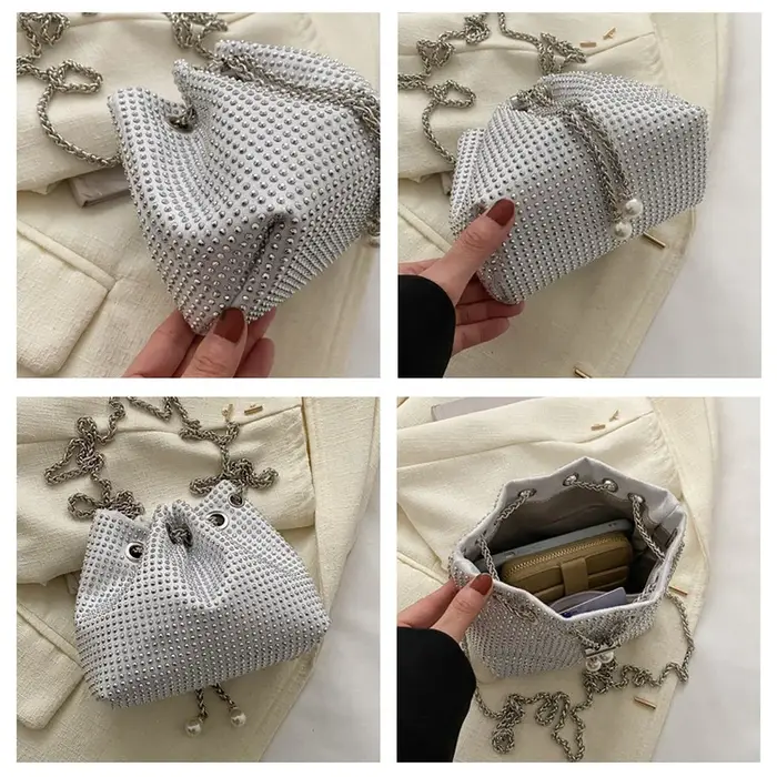 Sac à bandoulière à cordon