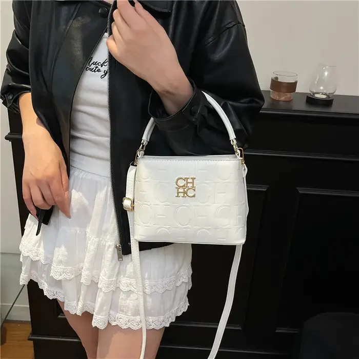 Sac seau tendance pour femme, grande capacité, sac à bandoulière avec poignée supérieure, sac polyva