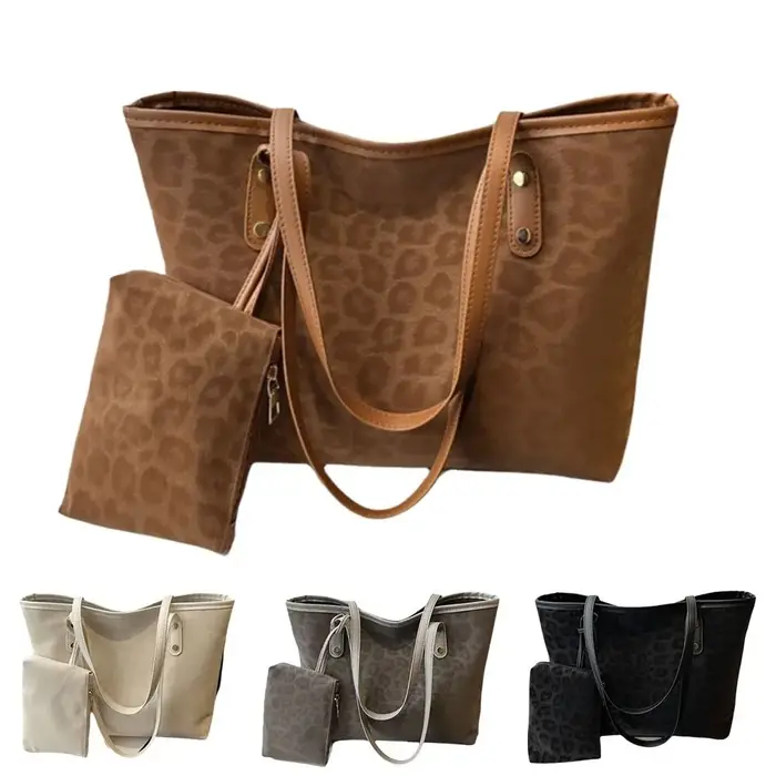 Sac fourre-tout Vintage imprimé léopard pour femmes