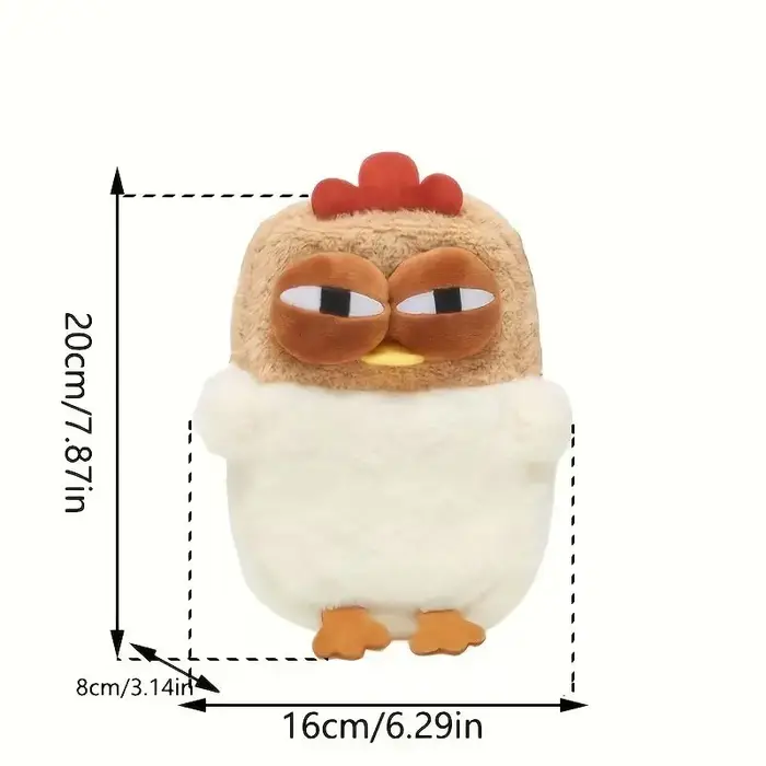 Sac à bandoulière unique et amusant en forme de poulet Gugu