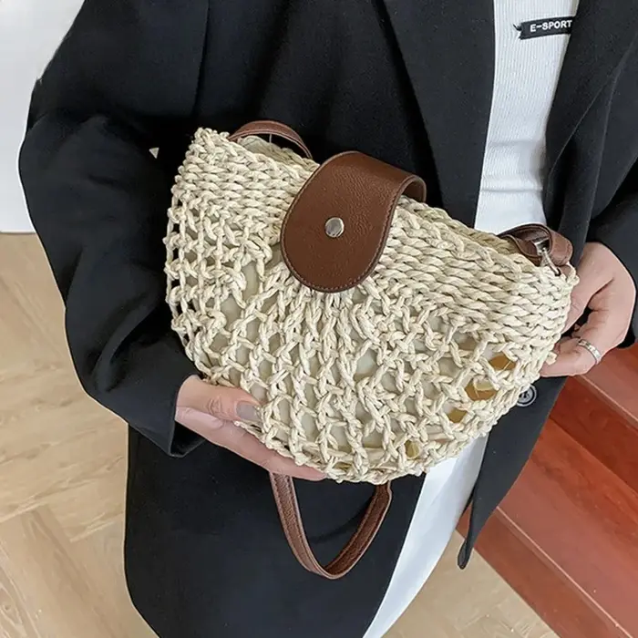 Sac de paille d'été pour femmes