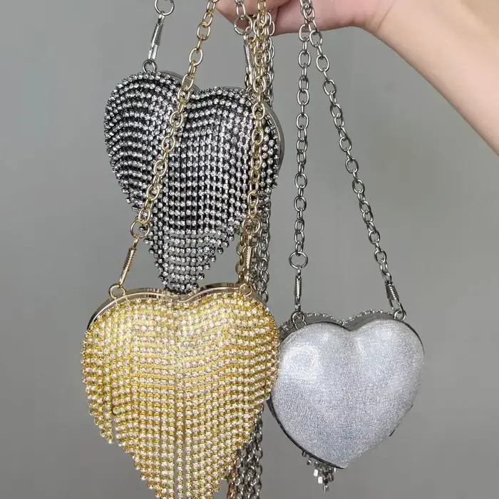Pochette de Soirée pour Femme en Strass