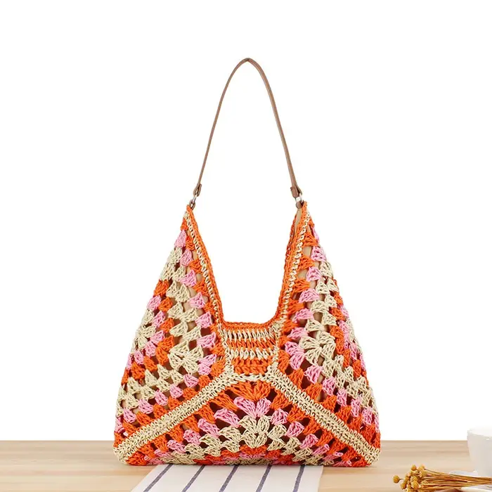 Sac à main d'été bohème tressé