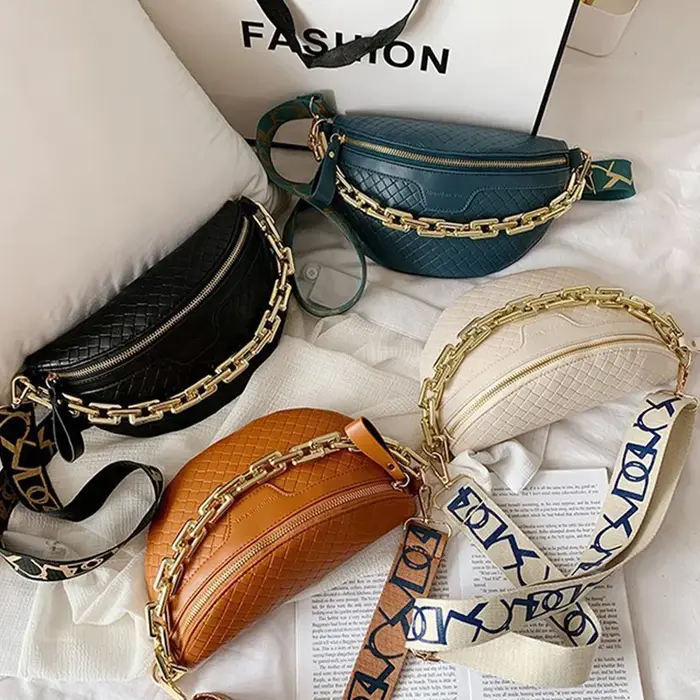 Sacs de poitrine à chaîne de luxe pour femmes
