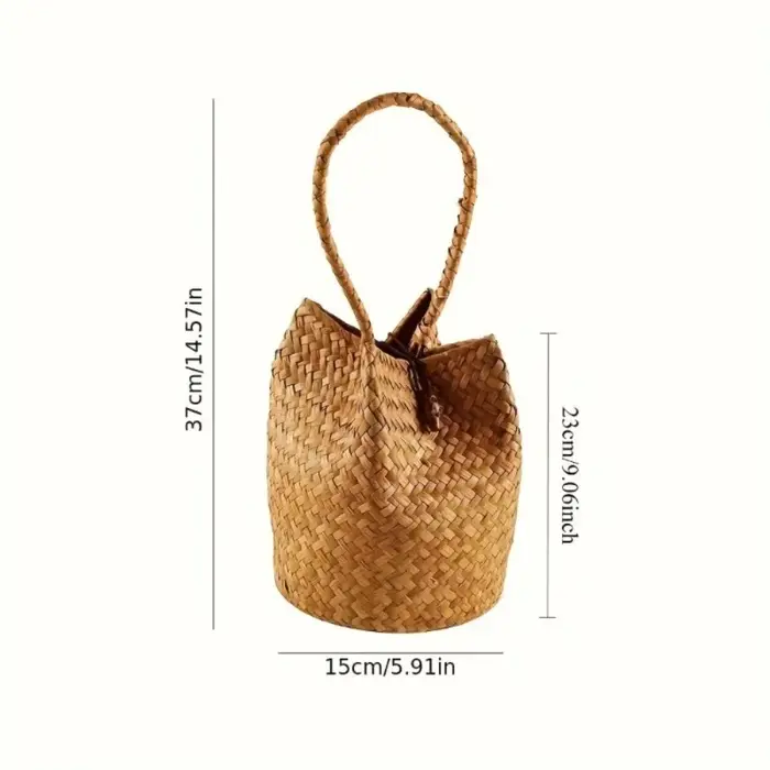 Sac à main tissé naturellement