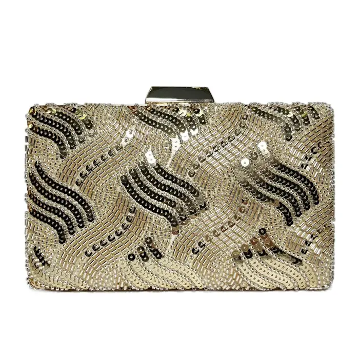Sac de soirée éblouissant pour femmes, pochette de luxe vert paon à paillettes, sac à main élégant pour fête d'anniversaire et de mariage, porte-monnaie un côté uni
