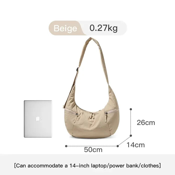 EPOL grand sac à bandoulière pour femme en Nylon sac à bandoulière de sport décontracté 2025 tendanc