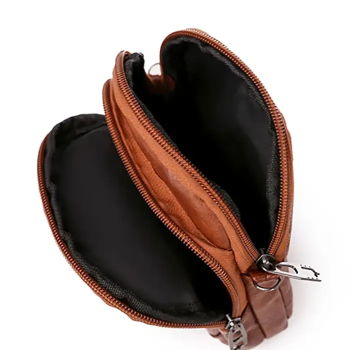 Sac à main vintage en cuir PU pour femmes