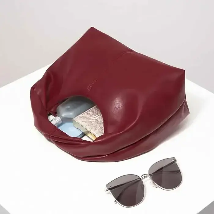 Mn Twist-Sac à main carré solide pour femme