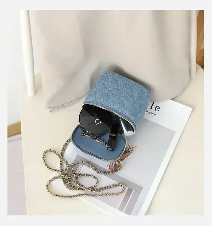 Mini sacs à bandoulière en Denim pour femmes