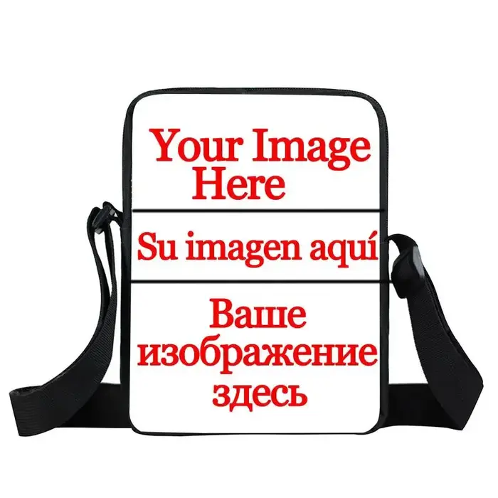 Personnalisez votre Logo nom sac de messager dames sacs à bandoulière pour voyage filles cartable femmes sac à main
