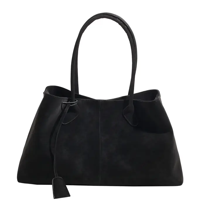 Sac à main polyvalent en faux daim pour femme, sac à main de grande capacité, sac initié, haute qual