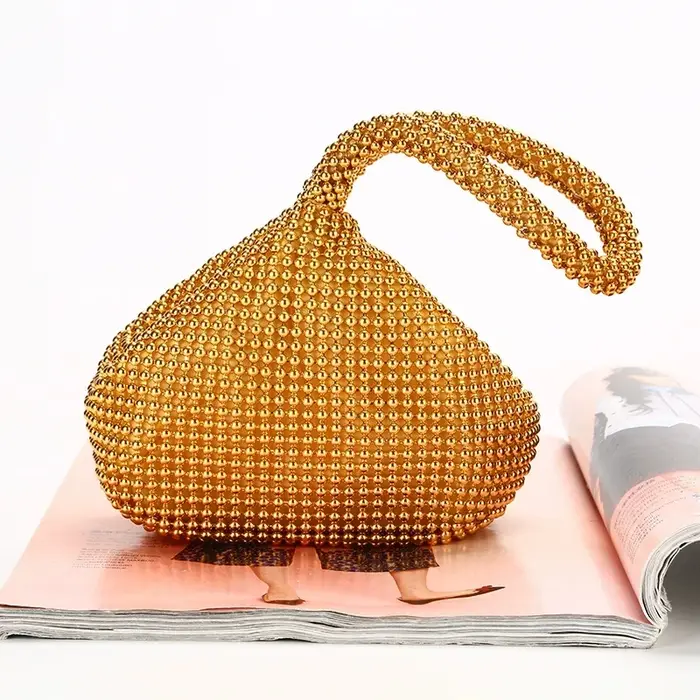 Mini pochette à strass scintillants, pochette élégante scintillante pour femmes, sac à main et porte